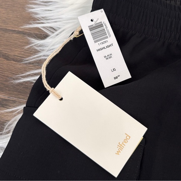 ARITZIA Wilfred Highlight Cargo Short L Large Black Shorts New NWT - Picture 9 of 13